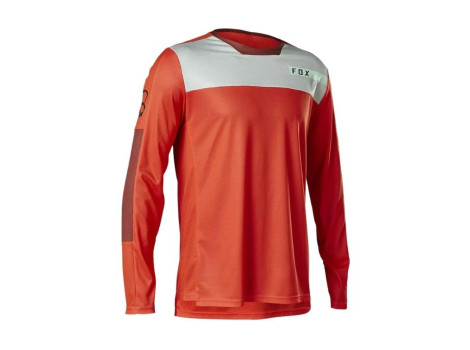 Maillot manches longues FOX Defend LS Jersey Moth Rouge - manque photo -