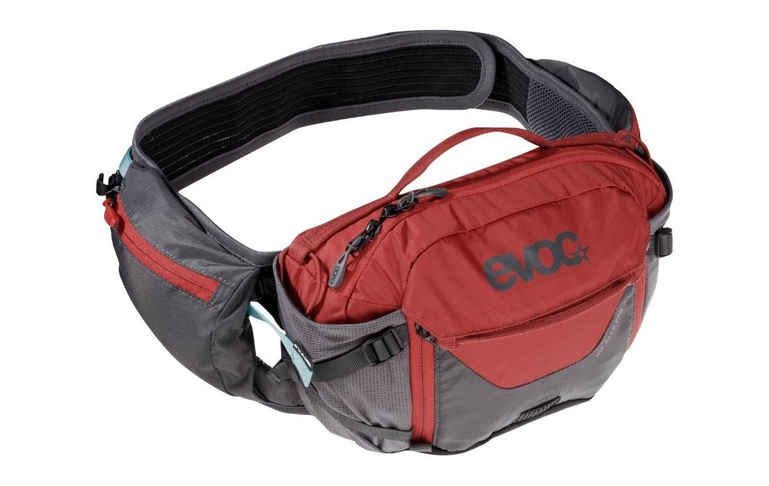 Sacoche banane EVOC HipPack Pro 3L / Poche à eau 1.5L Rouge