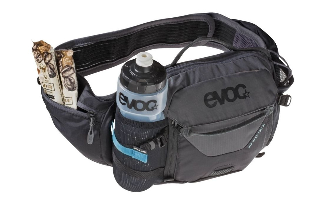 Sacoche banane EVOC HipPack Pro 3L / Poche à eau 1.5L Rouge