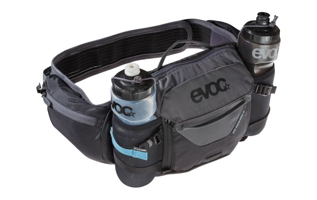 Sacoche banane EVOC HipPack Pro 3L / Poche à eau 1.5L Rouge