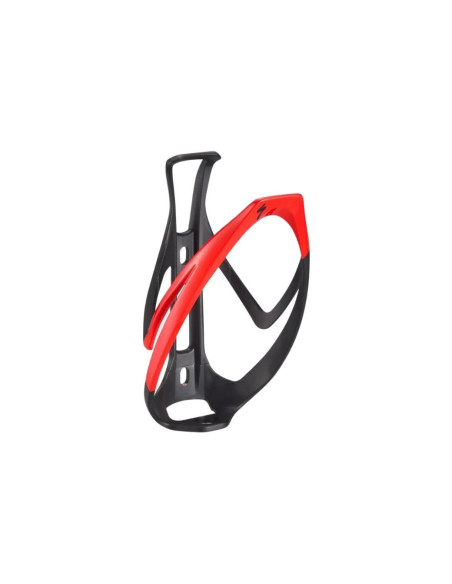 Porte bidon SPECIALIZED RIB Cage II - Noir mat/Rouge