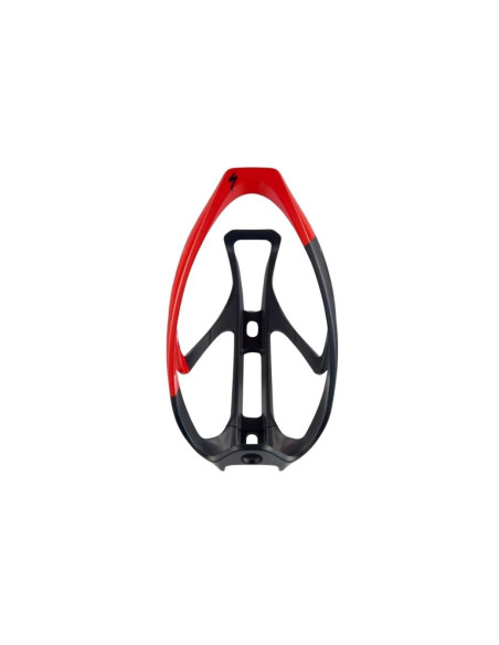 Porte bidon SPECIALIZED RIB Cage II - Noir mat/Rouge
