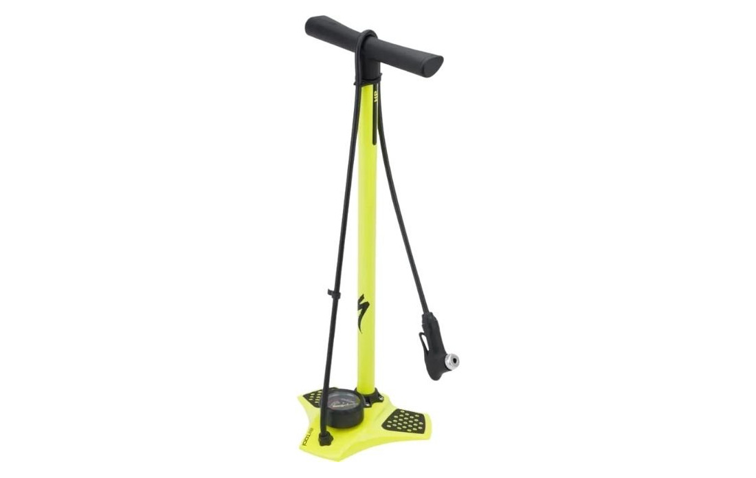 Pompe à pied SPECIALIZED Air Tool Haute Pression Jaune Fluo