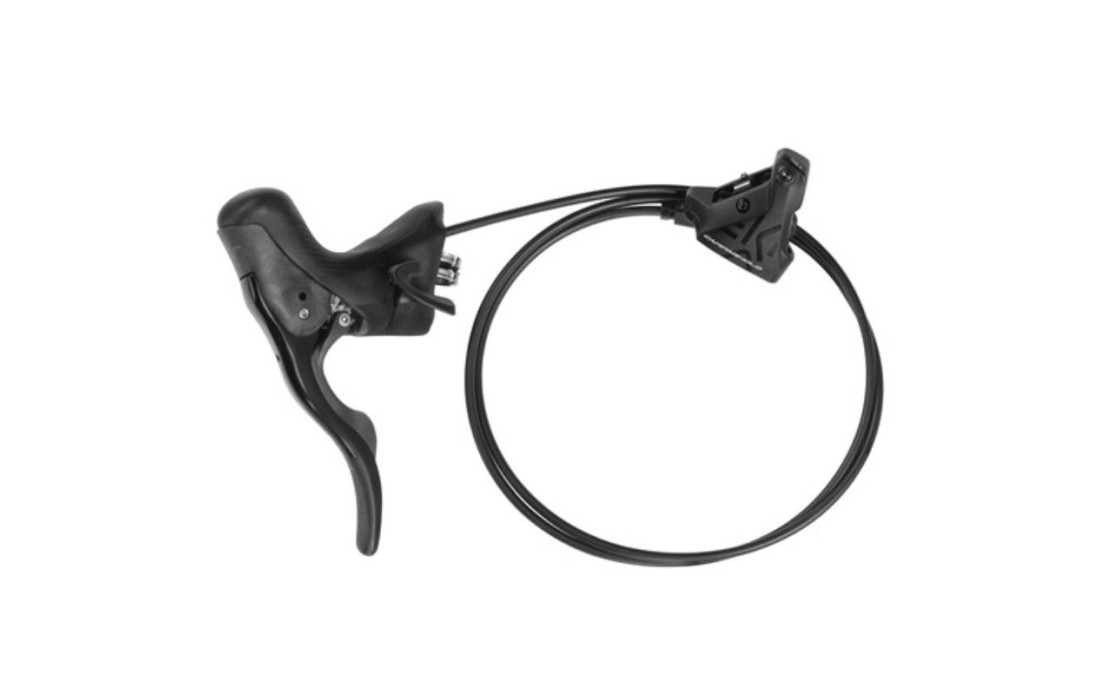 Poignet droite CAMPAGNOLO EKAR 13V+Etrier Arr 140+Durite Pleine
