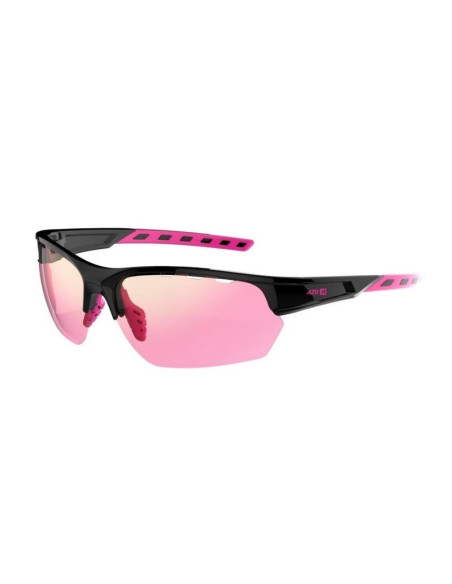 Lunette de vélo AZR Kromic Izoard Noir vernie - Ecran Photochromique Rose Cat 1 à 3 - 4177