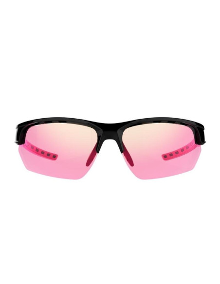 Lunette de vélo AZR Kromic Izoard Noir vernie - Ecran Photochromique Rose Cat 1 à 3 - 4177