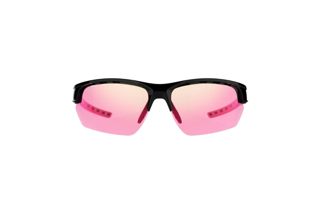 Lunette de vélo AZR Kromic Izoard Noir vernie - Ecran Photochromique Rose Cat 1 à 3 - 4177