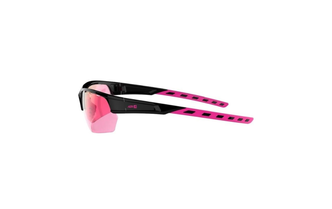 Lunette de vélo AZR Kromic Izoard Noir vernie - Ecran Photochromique Rose Cat 1 à 3 - 4177