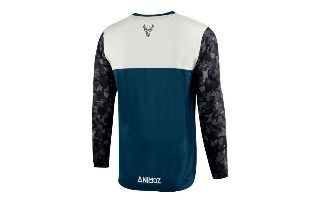Maillot manches longues ANIMOZ Wild Bleu