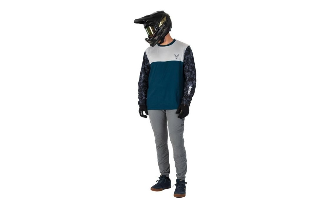 Maillot manches longues ANIMOZ Wild Bleu