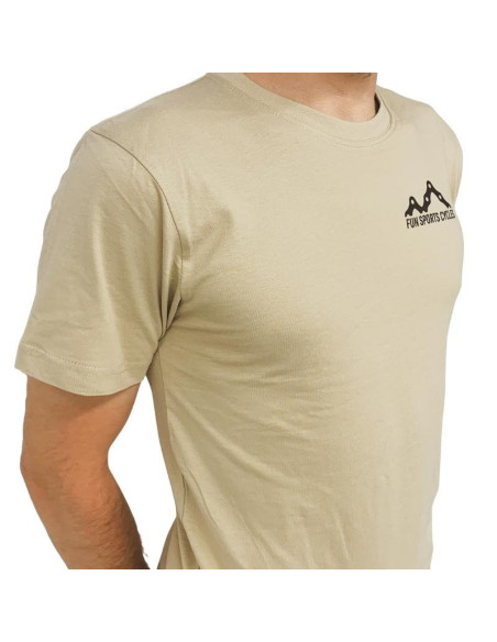 T-Shirt Fun Sports Cycles logo Beige - 2022