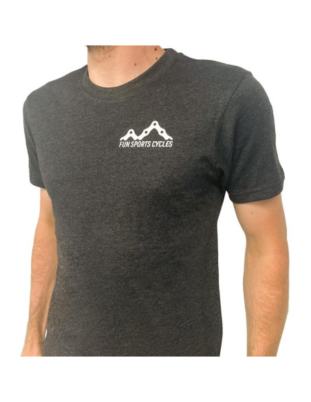 T-Shirt Fun Sports Cycles logo Gris - 2022