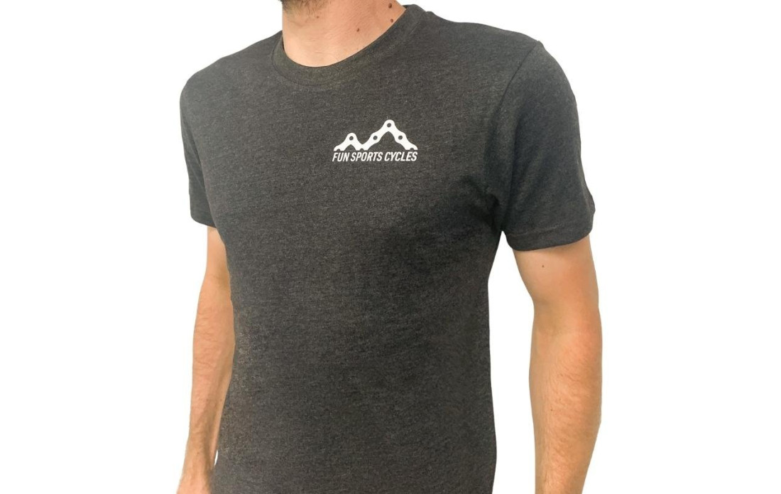 T-Shirt Fun Sports Cycles logo Gris - 2022