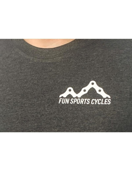 T-Shirt Fun Sports Cycles logo Gris - 2022