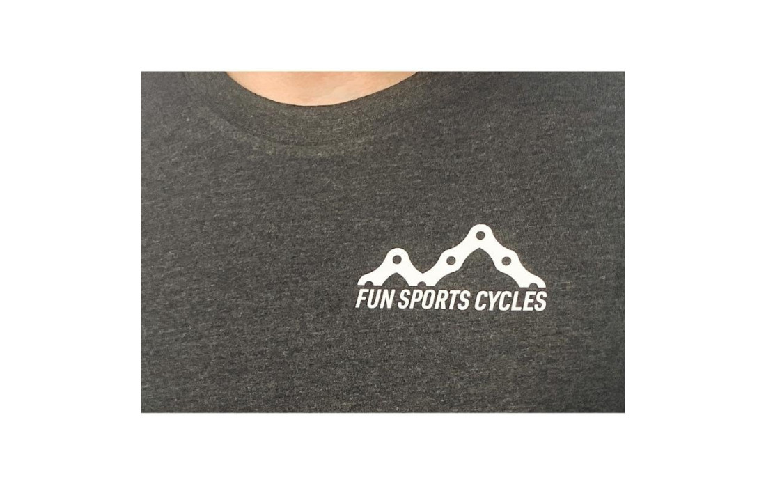 T-Shirt Fun Sports Cycles logo Gris - 2022