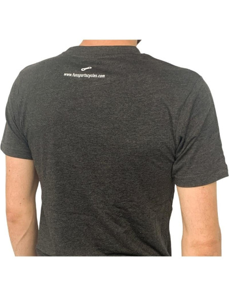 T-Shirt Fun Sports Cycles logo Gris - 2022