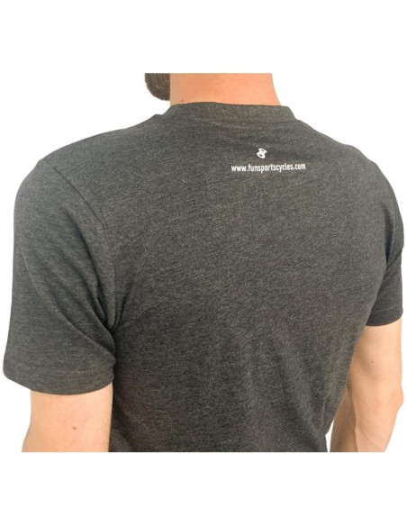 T-Shirt Fun Sports Cycles logo Gris - 2022