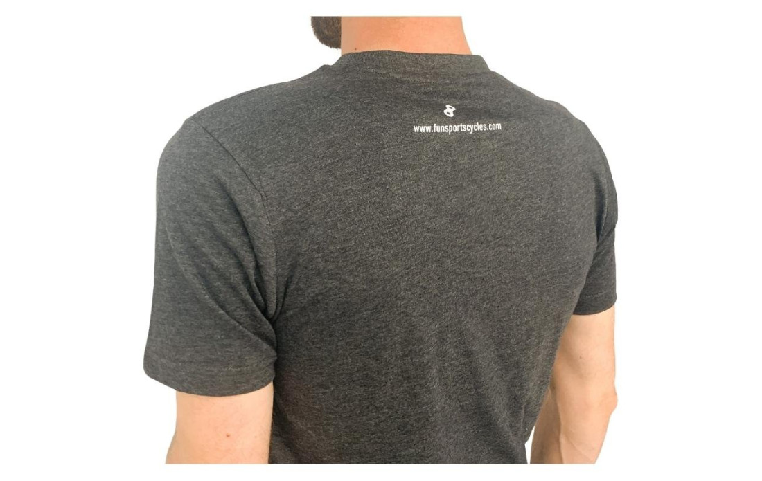 T-Shirt Fun Sports Cycles logo Gris - 2022