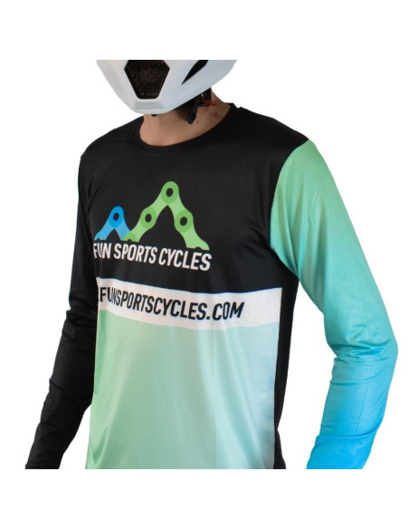 Maillot VTT manches longues Fun Sports Cycles - 2023