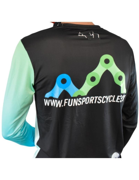 Maillot VTT manches longues Fun Sports Cycles - 2023