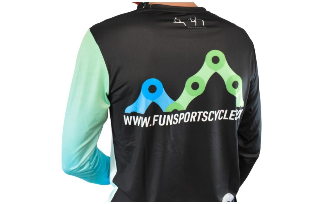 Maillot VTT manches longues Fun Sports Cycles - 2023