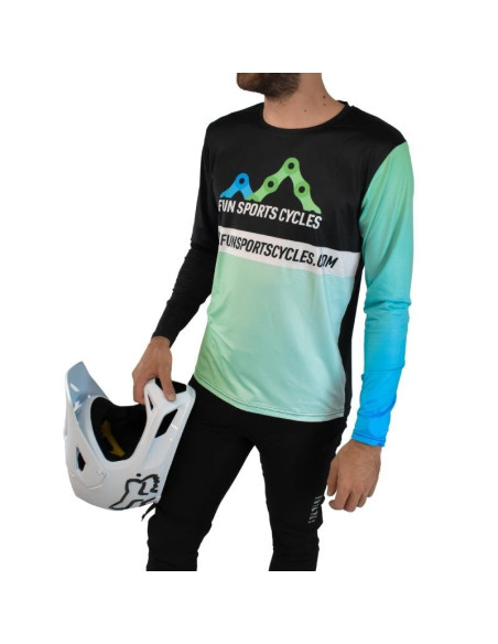 Maillot VTT manches longues Fun Sports Cycles - 2023