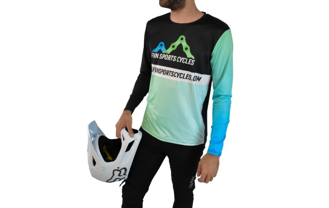 Maillot VTT manches longues Fun Sports Cycles - 2023