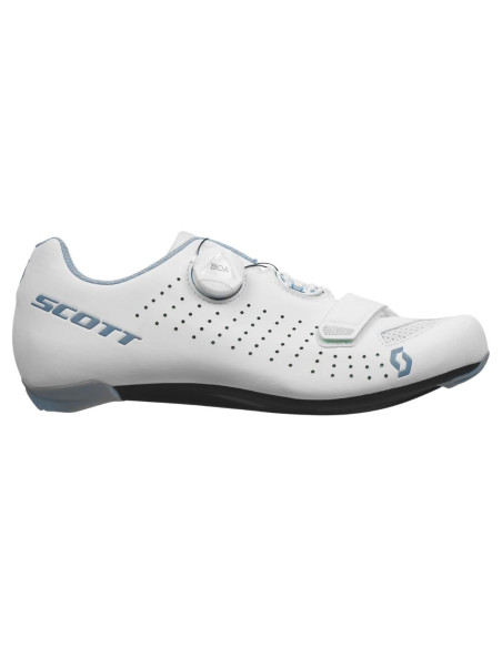 Chaussures vélo de route Femme SCOTT Road Comp Boa Blanc/Bleu