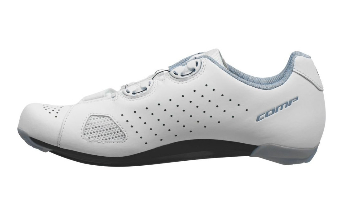 Chaussures vélo de route Femme SCOTT Road Comp Boa Blanc/Bleu