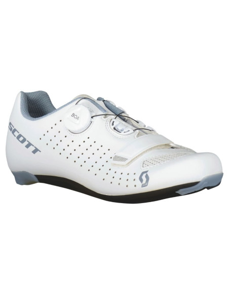 Chaussures vélo de route Femme SCOTT Road Comp Boa Blanc/Bleu