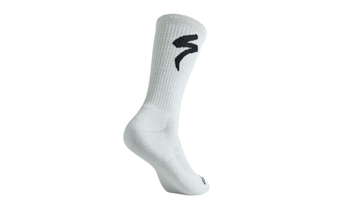 Chaussettes hautes SPECIALIZED Merino Midweight Logo Gris