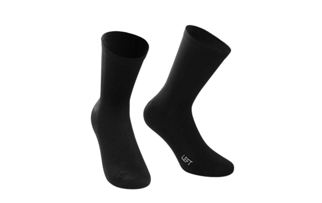Chaussettes basses ASSOS Essence Socks Low Noir - Pack X2