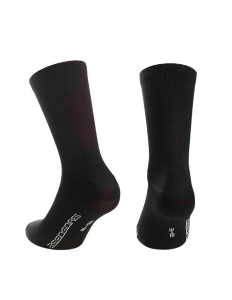 Chaussettes basses ASSOS Essence Socks Low Noir - Pack X2