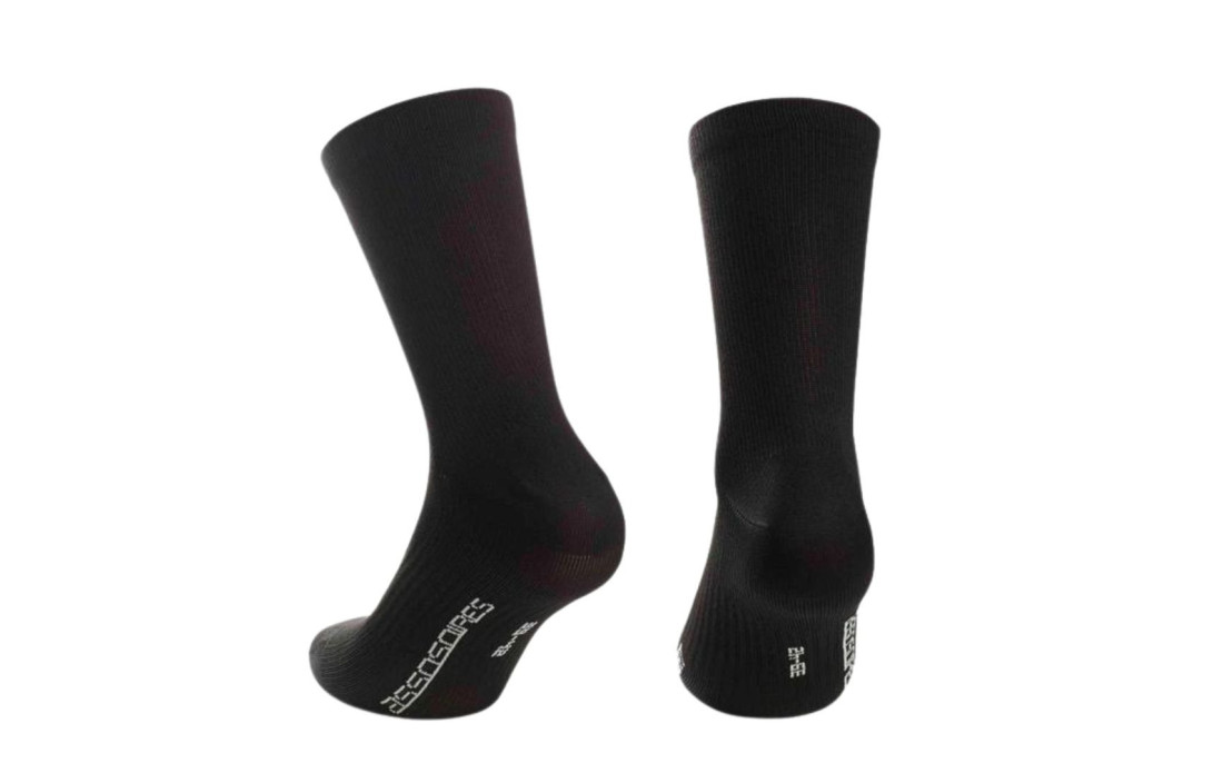 Chaussettes basses ASSOS Essence Socks Low Noir - Pack X2