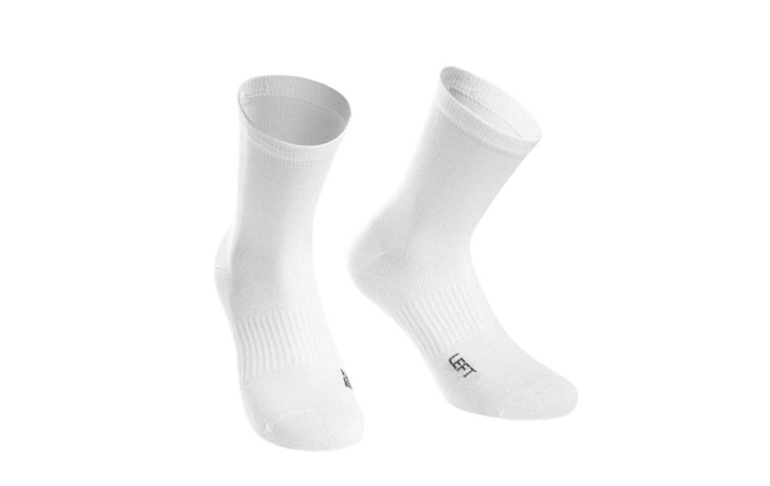 Chaussettes basses ASSOS Essence Socks Low Blanc - Pack X2