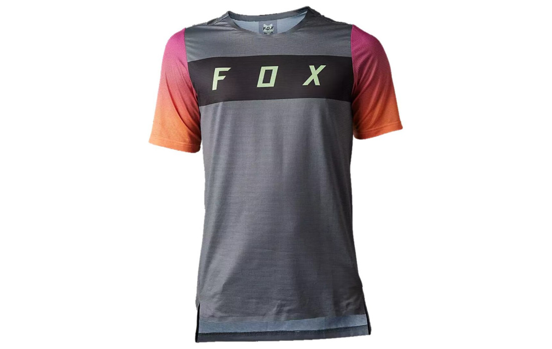 Maillot manches courtes FOX Flexair Arcadia Noir