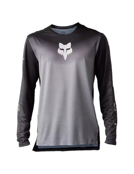 Maillot manches longues FOX Flexair Novah Gris/Noir