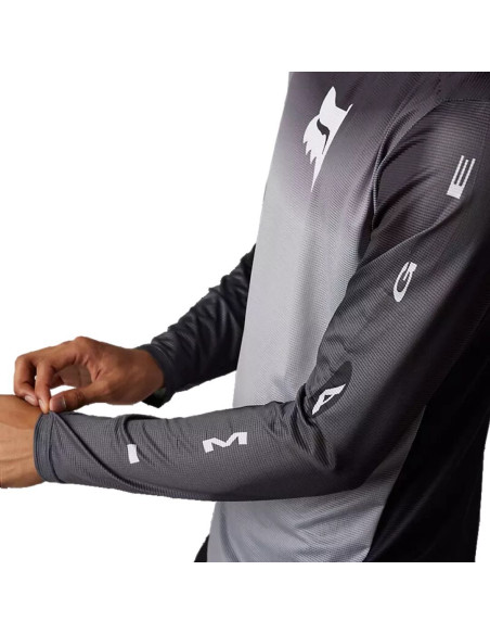 Maillot manches longues FOX Flexair Novah Gris/Noir