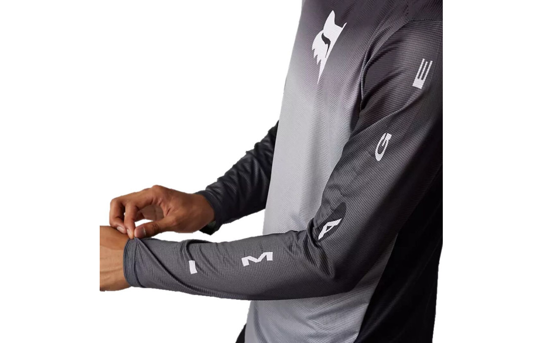 Maillot manches longues FOX Flexair Novah Gris/Noir