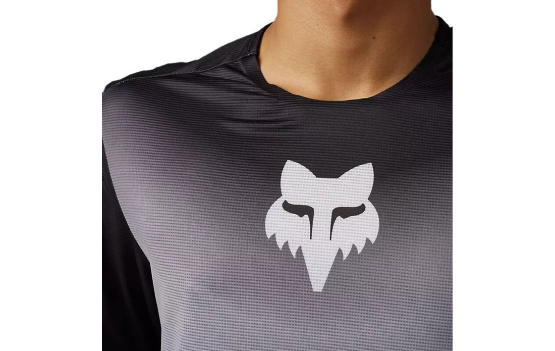 Maillot manches longues FOX Flexair Novah Gris/Noir