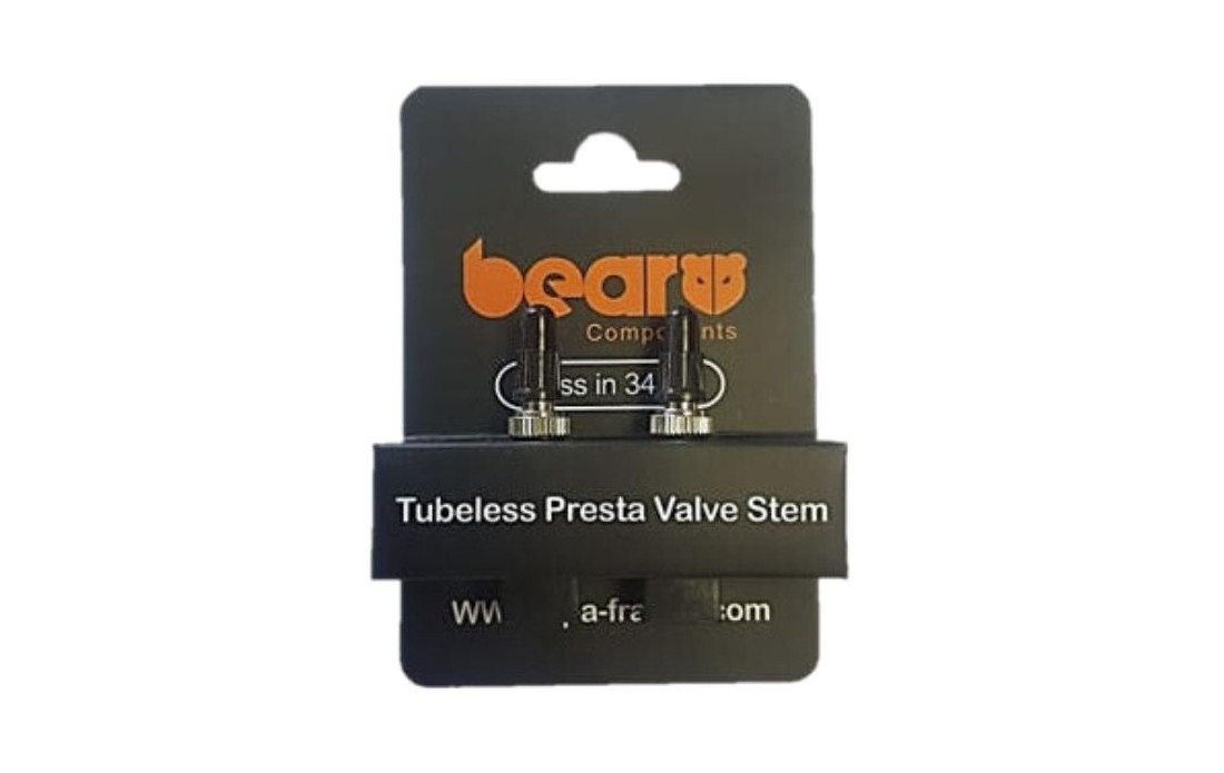 VALVES TUBELESS ACIER 34mm RECTANGLE BEAR