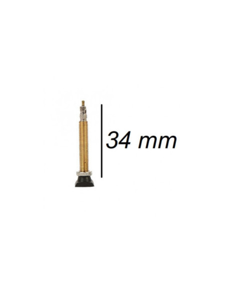 VALVES TUBELESS ACIER 34mm RECTANGLE BEAR