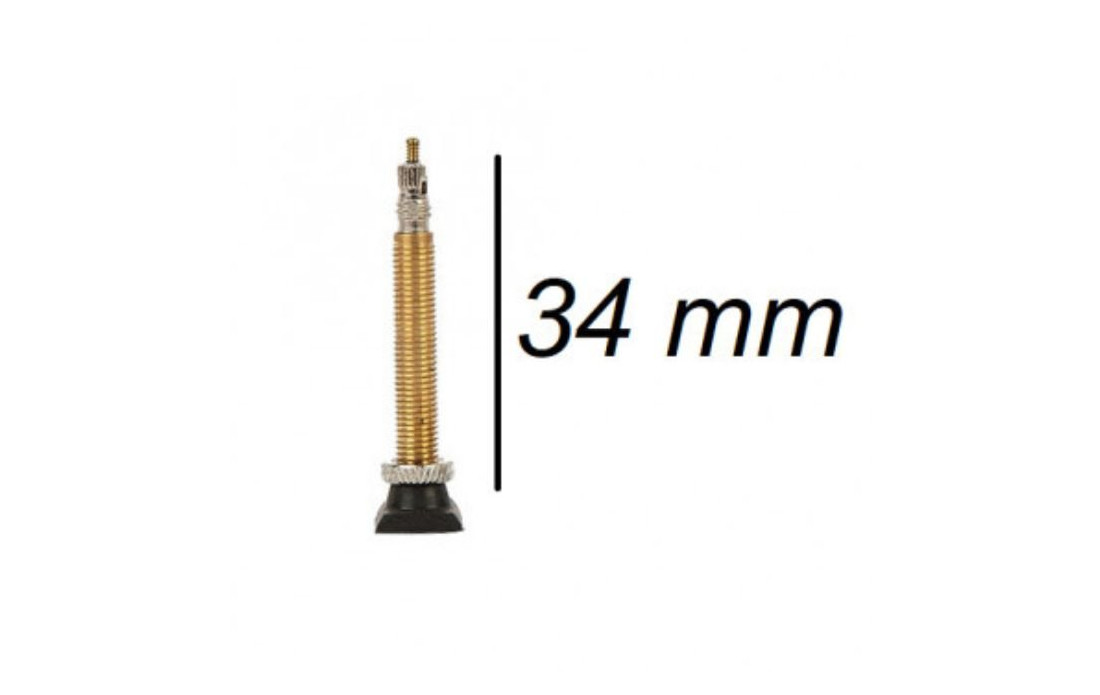 VALVES TUBELESS ACIER 34mm RECTANGLE BEAR