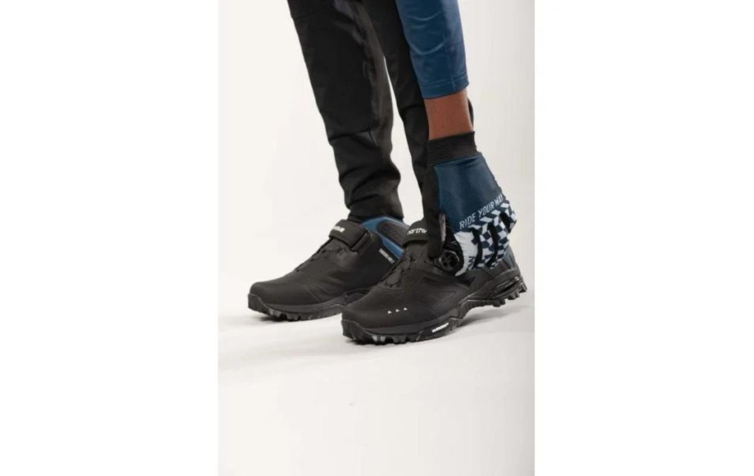 Chaussures VTT NORTHWAVE Enduro Mid2 Noir/Bleu Foncé