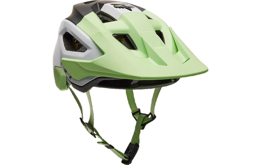 Casque VTT FOX Speedframe Pro Klif Gris/Blanc
