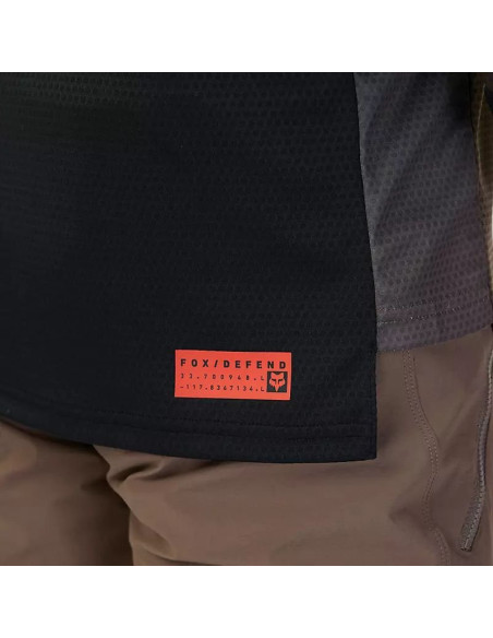 Maillot manches longues FOX Defend LS FoxHead Vert Olive