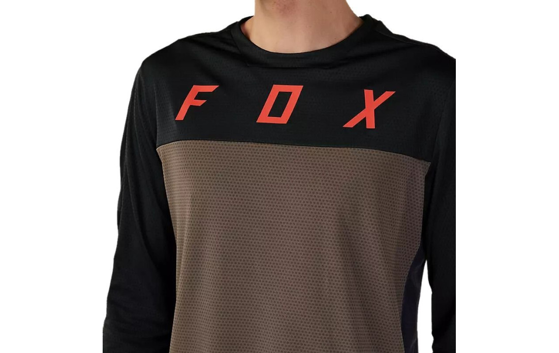 Maillot manches longues FOX Defend LS FoxHead Vert Olive