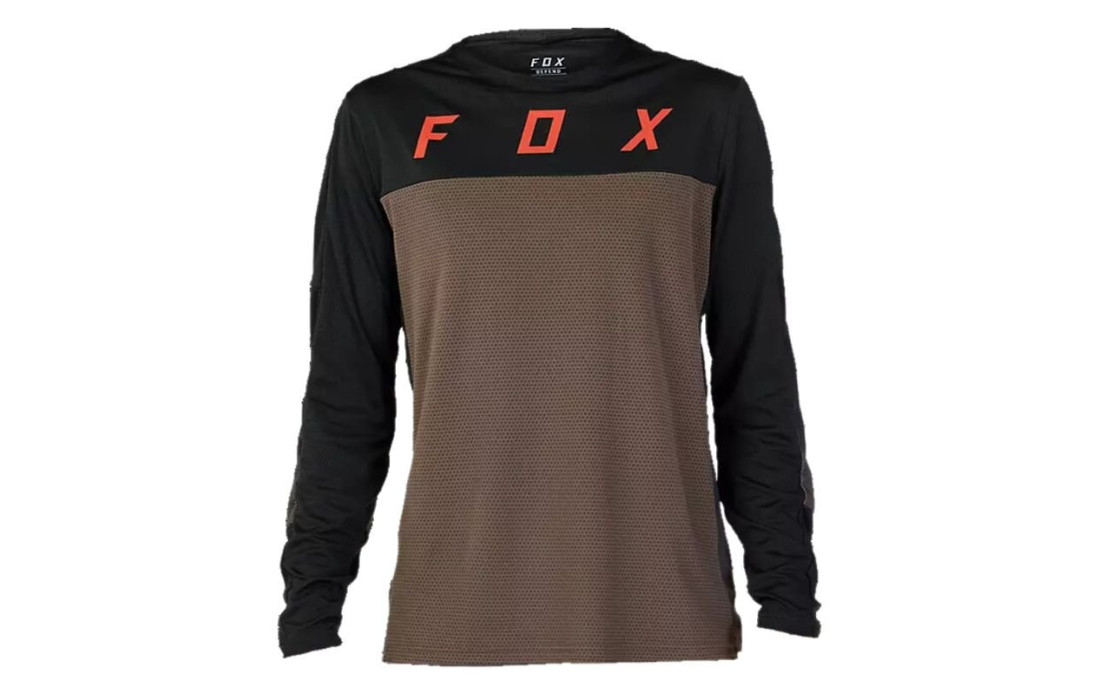 Maillot manches longues FOX Defend LS FoxHead Vert Olive