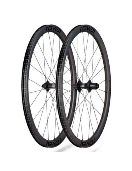 Roue ROVAL PAIRE RAPIDE C38 DISC CARBONE CL HG