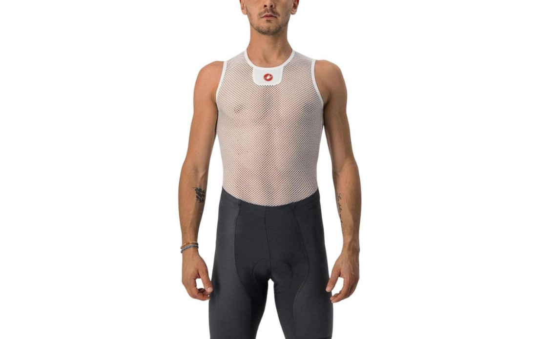 Sous-maillot sans manches CASTELLI Core Mesh 3 Blanc